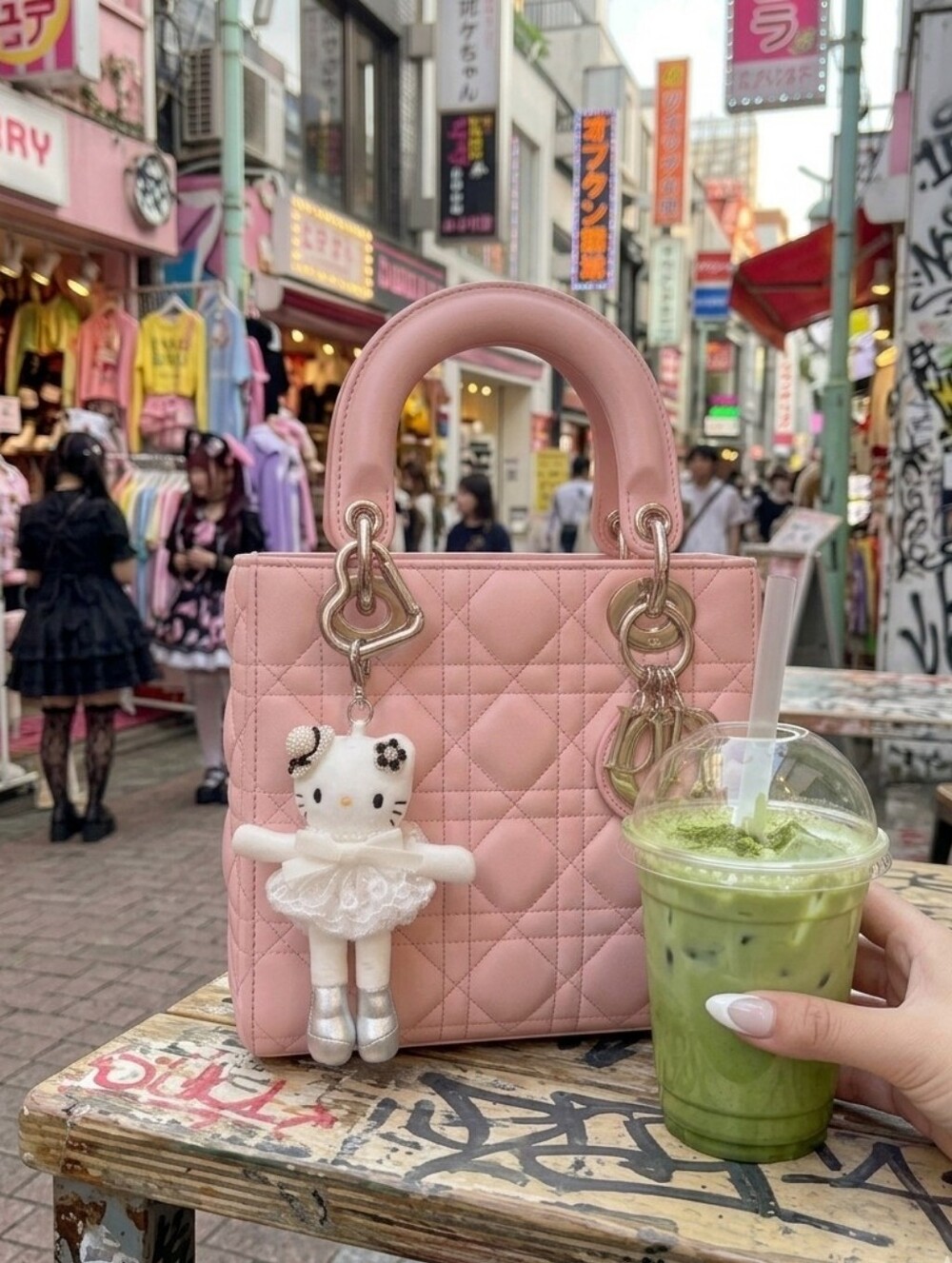 Super Cute Hello Kitty Bag Charm New